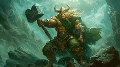 Thor: Çekiç Taşıyan Tanrı ve Güçün Sembolü 68 Thor iskandinav mitolojisi