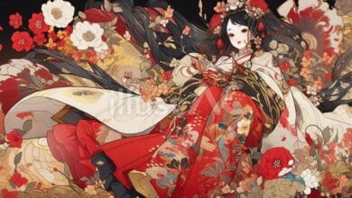 Konohanasakuya-hime: Japon Mitolojisinde Çiçeklerin ve Dağların Prensesi 37 Konohanasakuya-hime japon mitolojisi