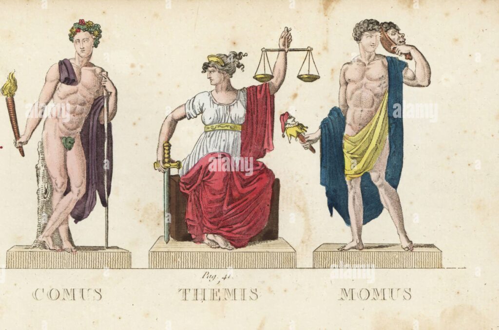 Themis Momus yunan mitolojisi