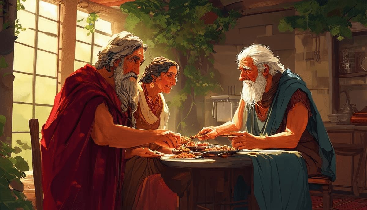 Philemon ve Baucis'in Efsanesi yunan mitolojisi