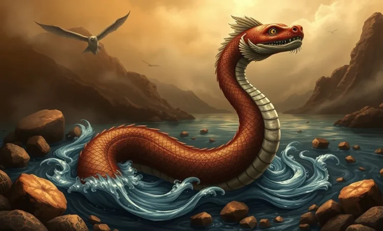 Boynuzlu Yılan veya Horned Serpent 9 Horned Serpent: Yerli Amerikan Mitolojisinde Suların ve Fırtınaların Boynuzlu Yılanı