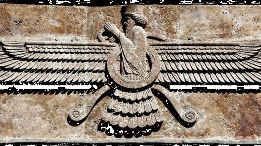 Ahriman: Kozmik Karanlığın Efendisi ve Zerdüştî Dualizminin Gölge Ruhu 11 Ahura Mazda: Işığın Efendisi ve Zerdüştîliğin Kozmik Mimarı